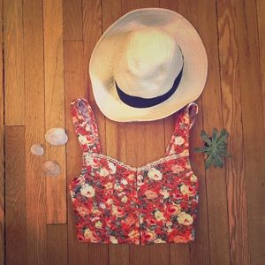 Floral crop top